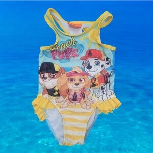 Nickelodeon Girl's Paw Patrol Beach Pups One-piece Swimsuit